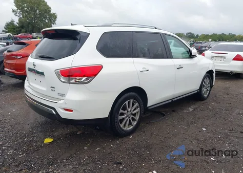 2014 Nissan Pathfinder Sv z USA, uszkodzony, nr VIN 5N1AR2MM6EC720939